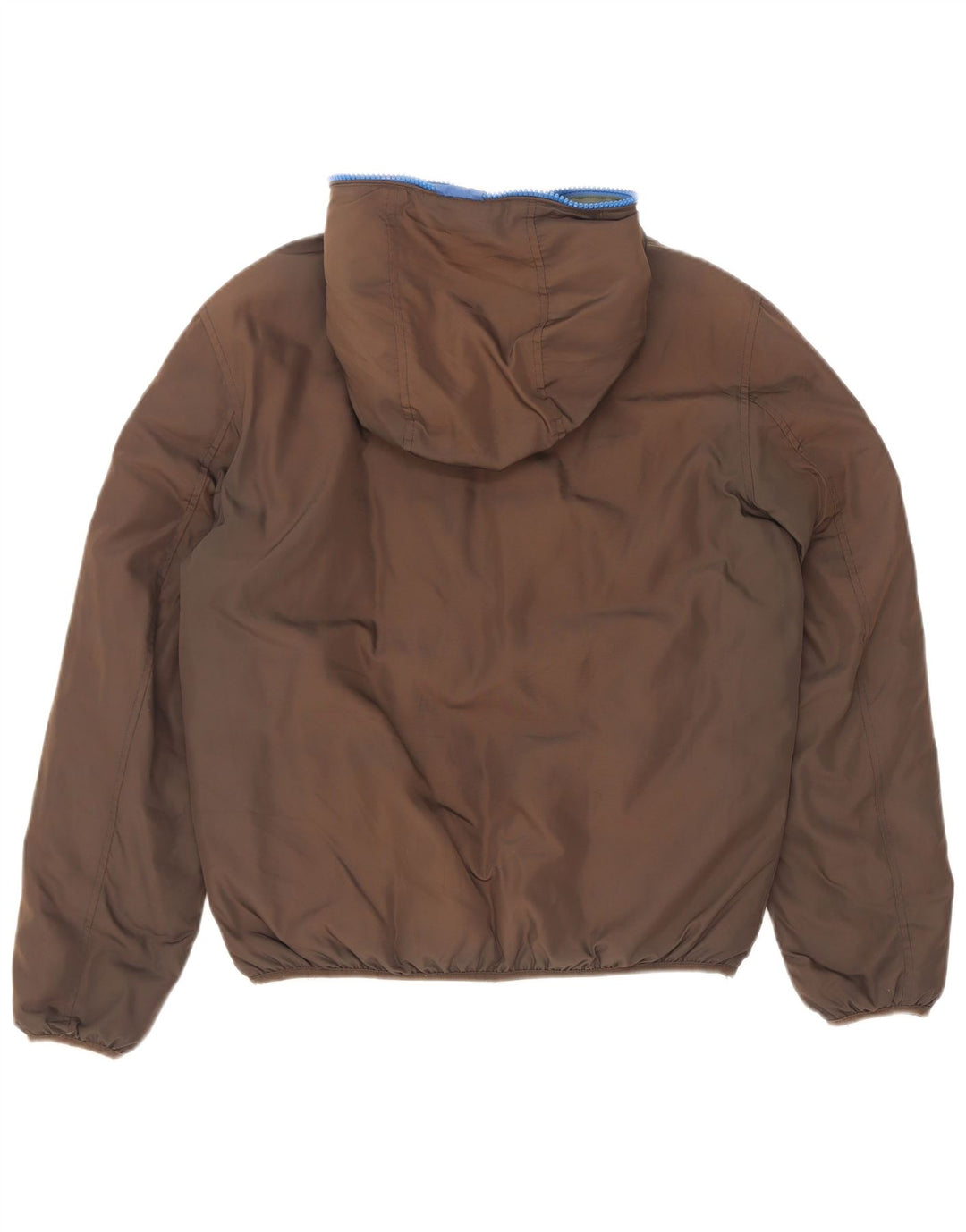 Jaqueta masculina acolchoada reversível com capuz Invicta UK 40 poliéster marrom grande
