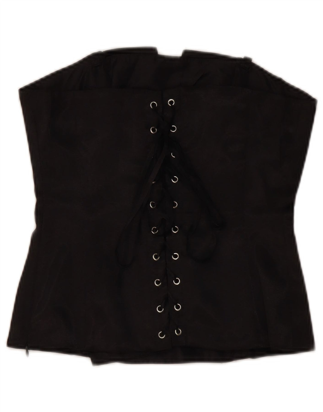 VENUS Womens Corset Top UK 8 Pequeno Poliéster Preto