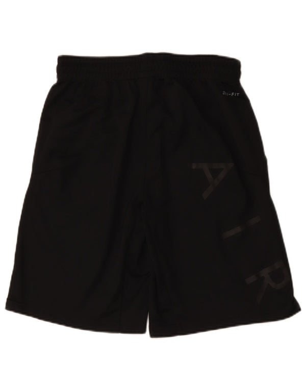 Jordan Mens Dri Fit Graphic Sport Shorts Médio Preto Poliéster