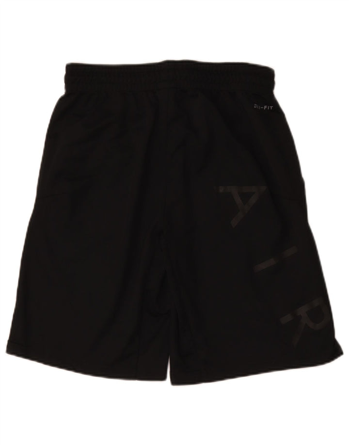 Jordan Mens Dri Fit Graphic Sport Shorts Médio Preto Poliéster