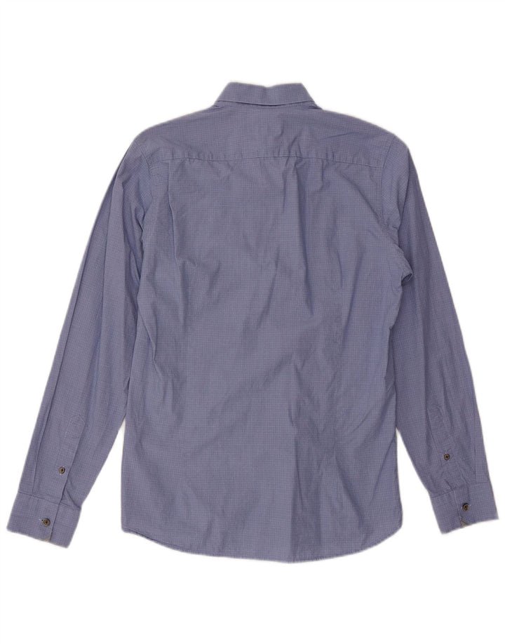 Camisa masculina TED BAKER tamanho 2 pequeno algodão azul