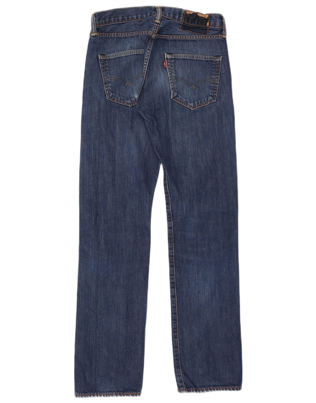 Jeans retos masculinos Levi's W28 L32 algodão azul