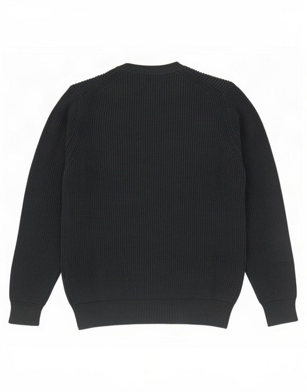 Zara Suéter masculino com gola redonda verde médio
