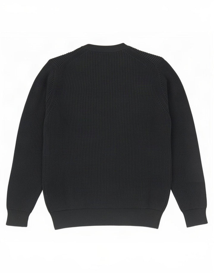Zara Suéter masculino com gola redonda verde médio