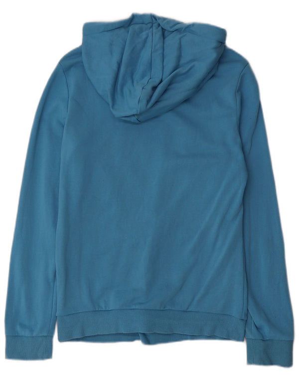 ADIDAS Womens Graphic Hoodie Jumper UK 4/6 XS Azul Algodão