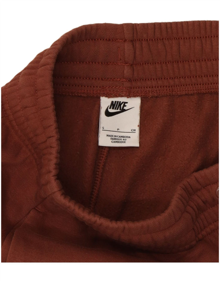 Nike masculino gráfico calças de treino joggers pequeno marrom