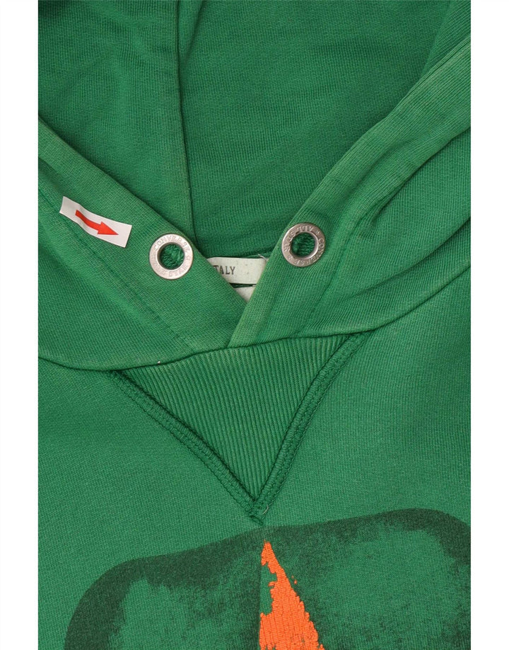 Converse masculino gráfico moletom com capuz grande algodão verde