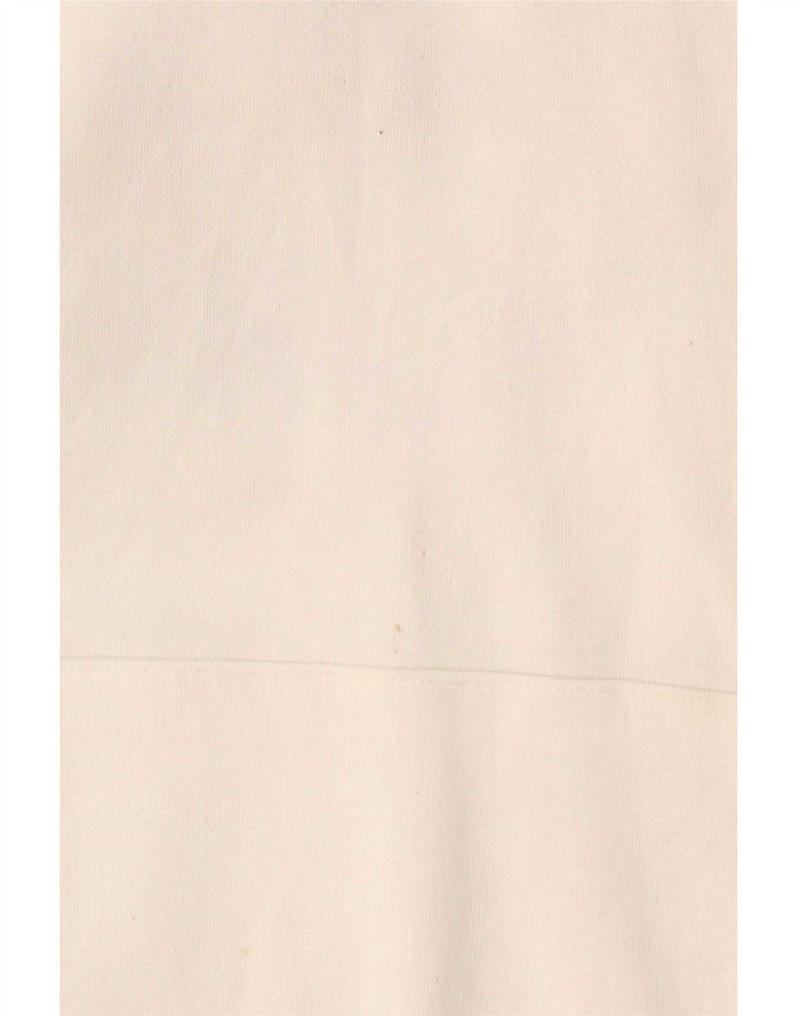 Jumper com capuz gráfico masculino Nike pequeno algodão branco