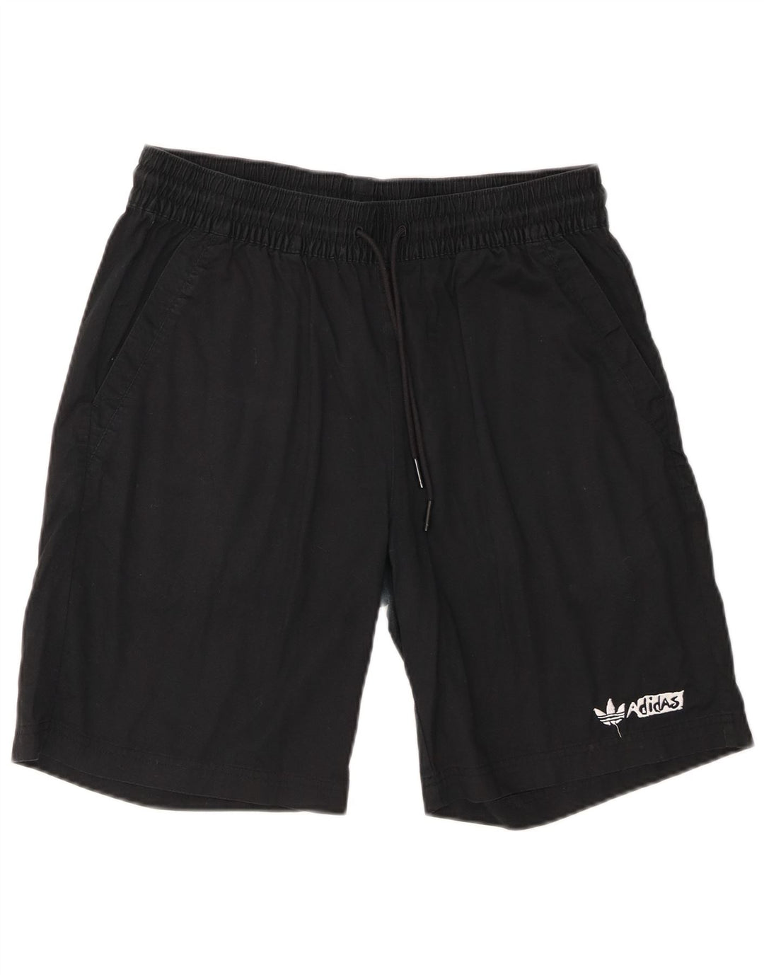 Adidas Mens Chino Shorts Médio W30 Algodão Preto