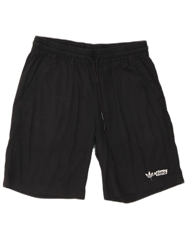 Adidas Mens Chino Shorts Médio W30 Algodão Preto
