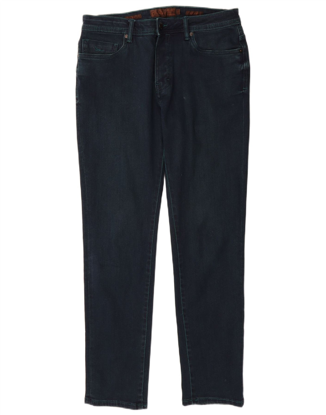 CINTO DE ALGODÃO Masculino Slim Jeans W34 L31 Azul Marinho Algodão