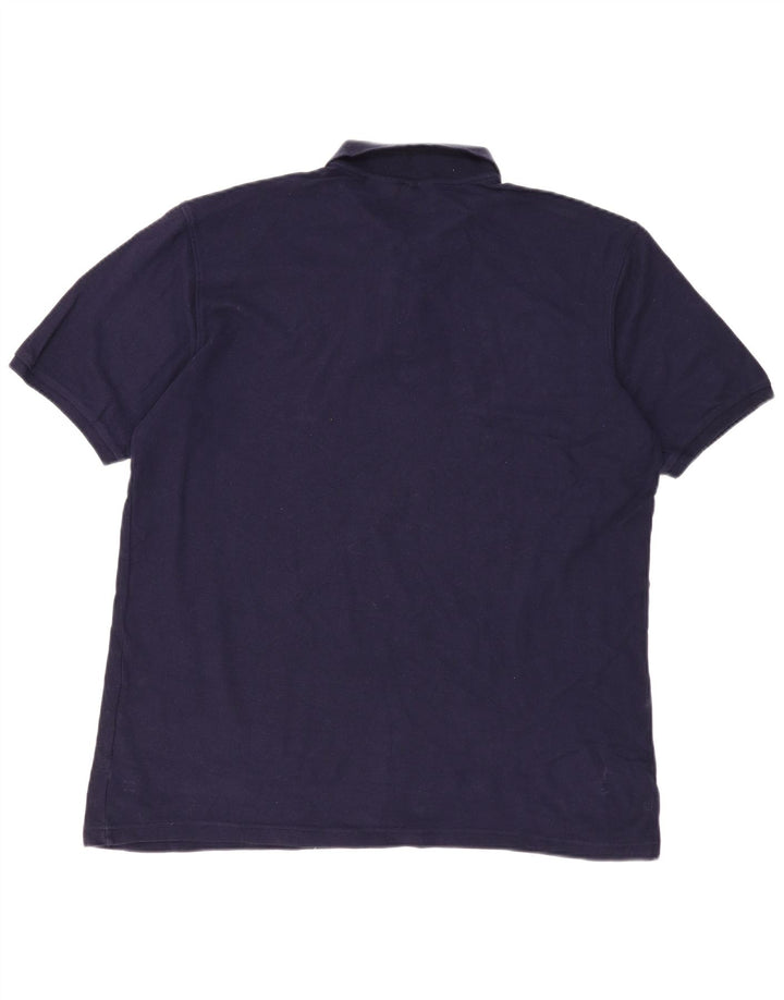 Camisa polo masculina Fila 2XL algodão azul marinho