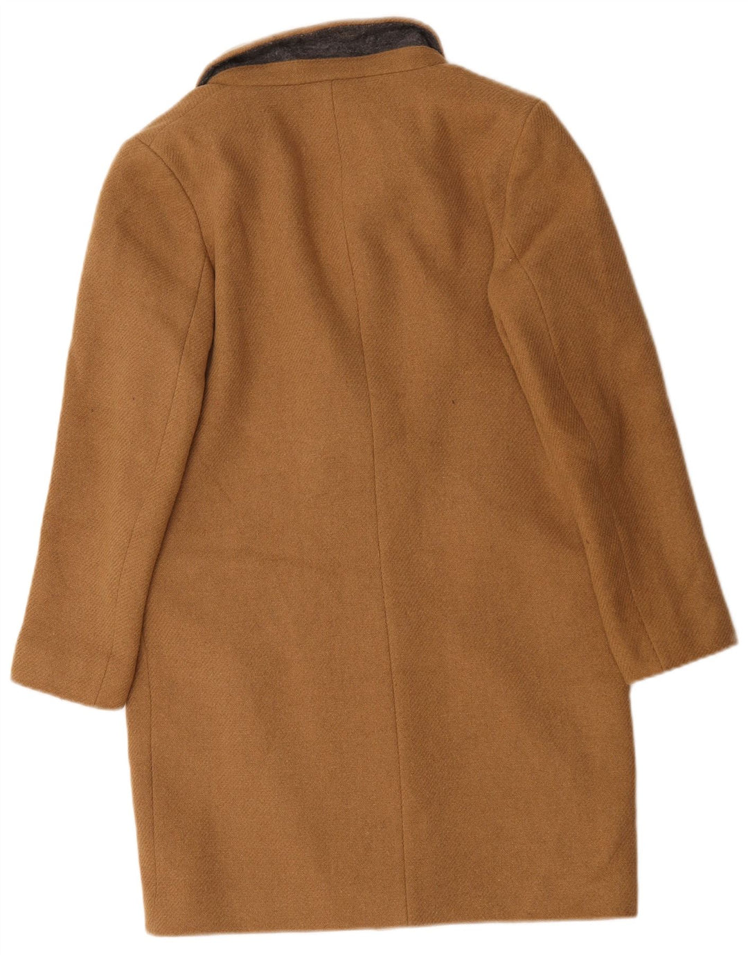 Sobretudo feminino oversized Marks & Spencer Reino Unido 10 lã bege pequena
