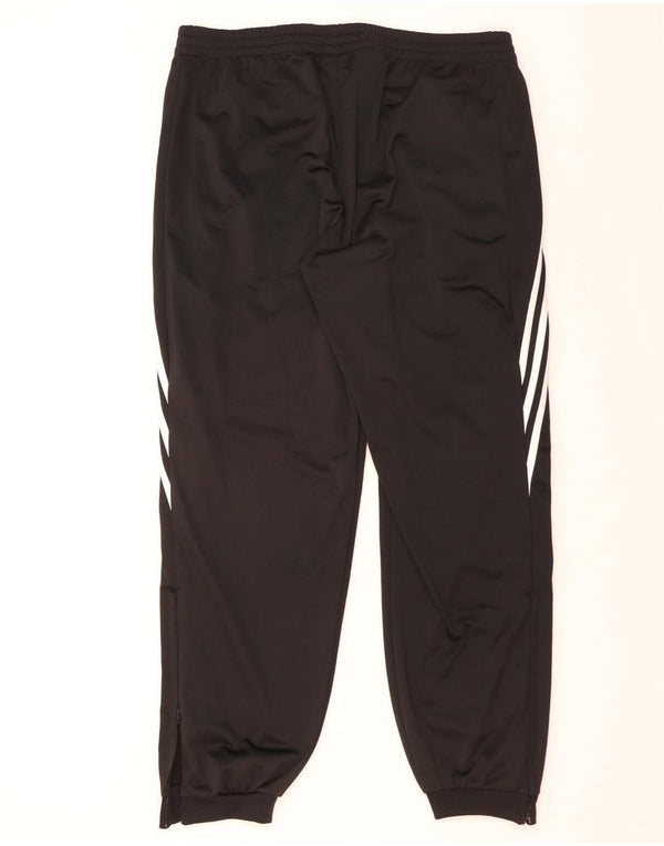 Adidas Mens Treino Calças Joggers XL Preto Poliéster