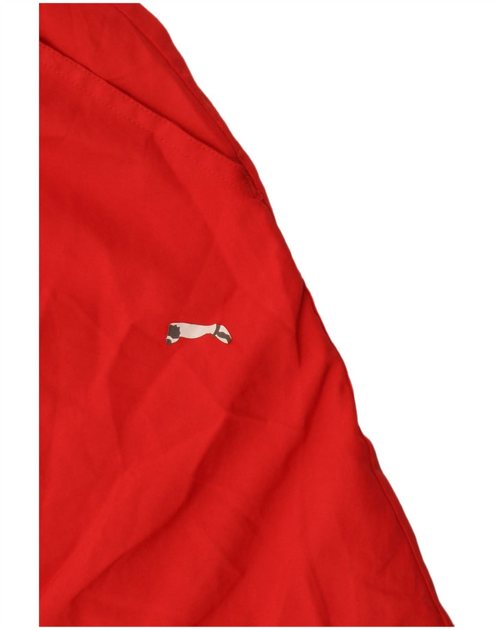 Shorts esportivos gráficos masculinos Puma grande poliéster vermelho