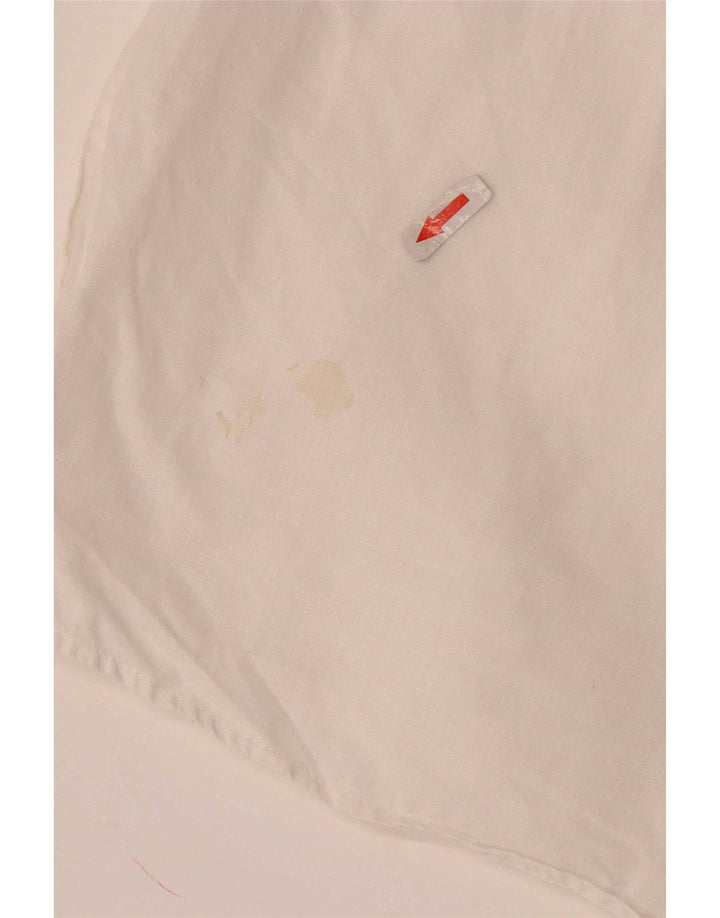 Vestido camisa feminino Benetton UK 10 pequeno branco