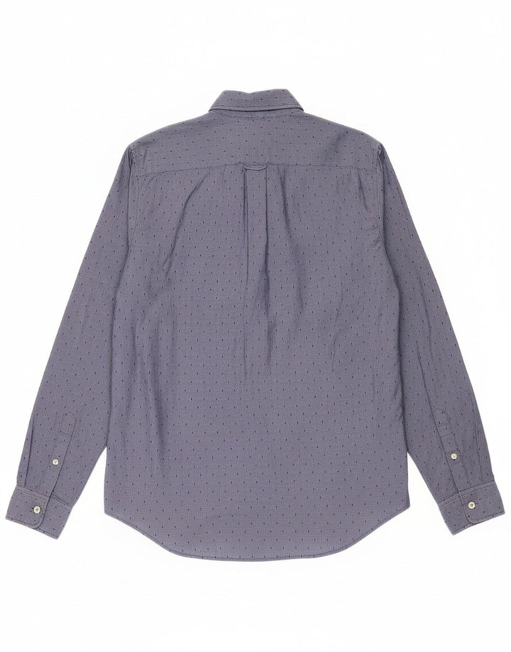 Camisa masculina GAP algodão manchado azul médio