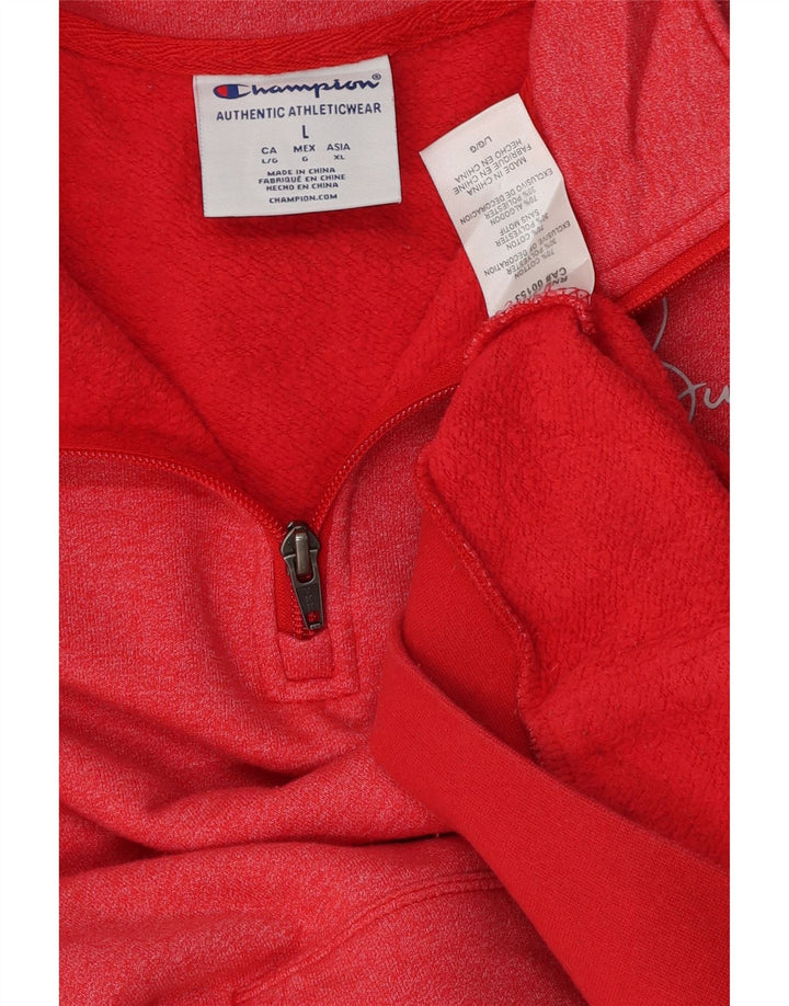 Champion masculino Ohio State Buckeyes moletom gráfico grande vermelho