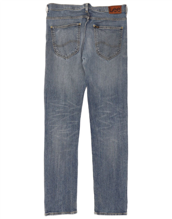 Lee Mens Powell Slim Jeans W33 L34 Azul Algodão