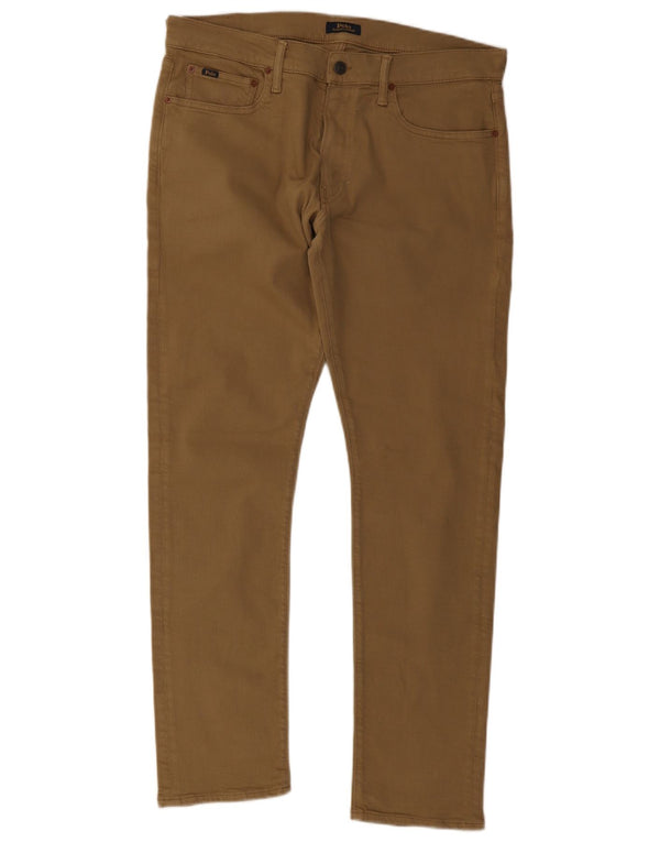 Polo Ralph Lauren Masculino Slim Jeans W34 L32 Algodão Bege