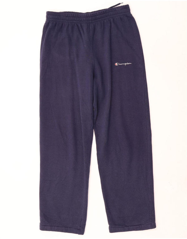 Calça de treino masculina Champion XL azul marinho algodão
