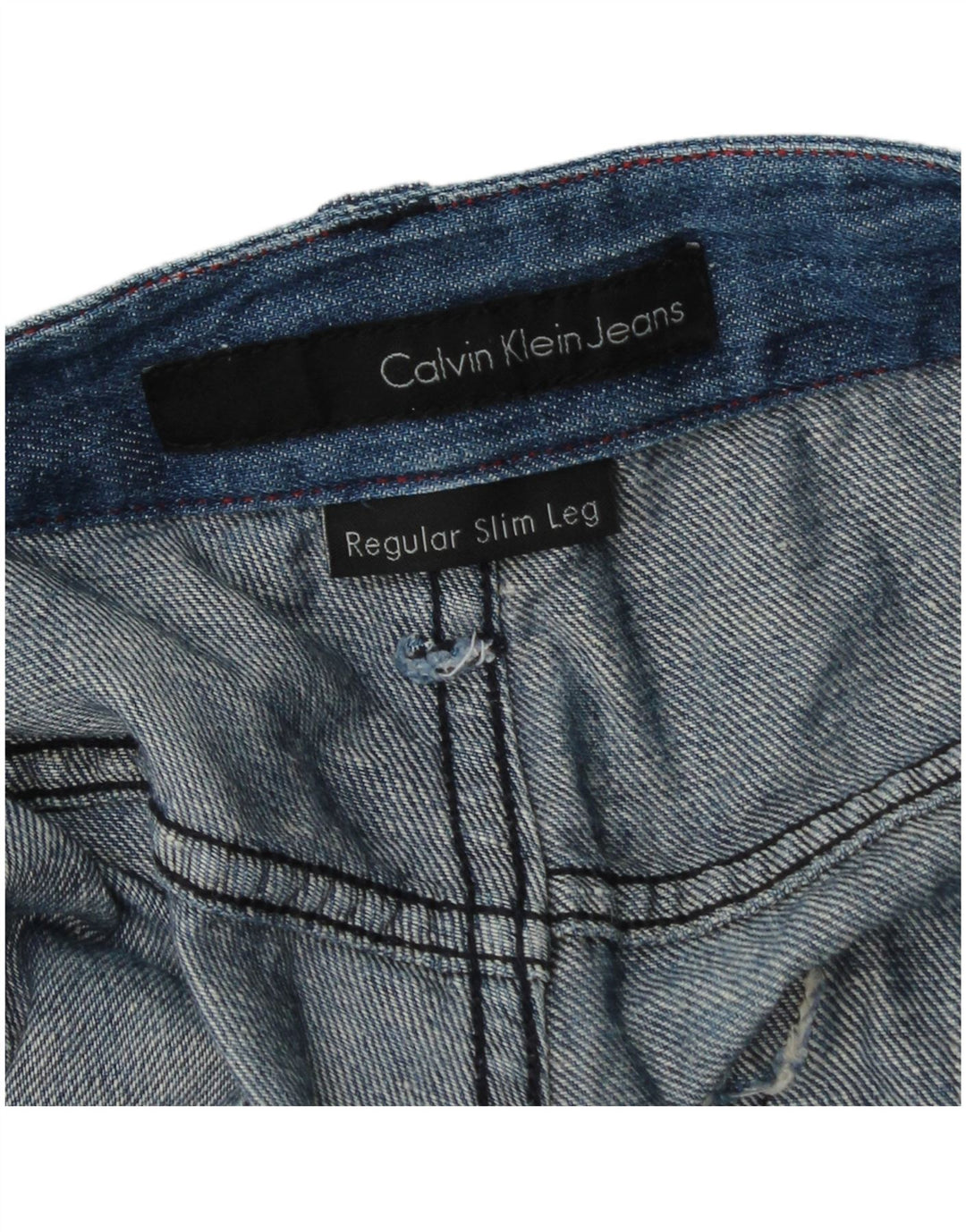 Calvin Klein Masculino Regular Slim Jeans W38 L34 Azul