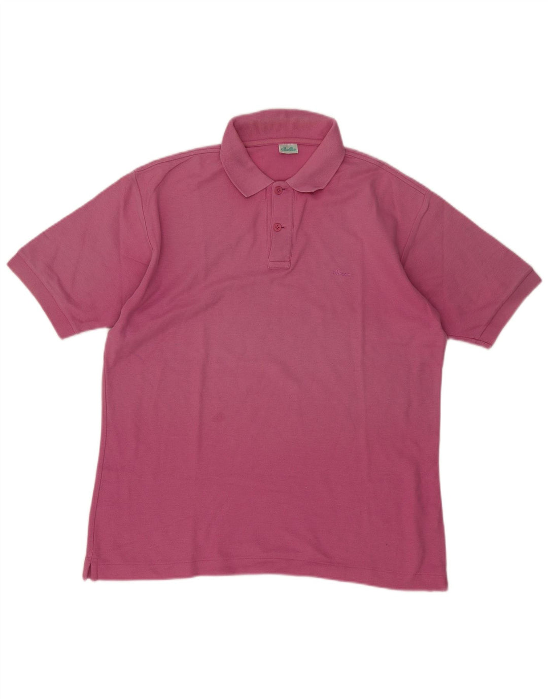 Camisa polo masculina Ellesse grande algodão rosa