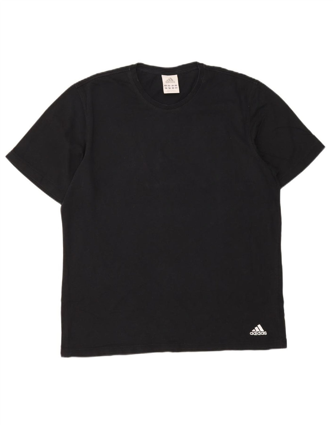 Camiseta masculina Adidas grande algodão preto