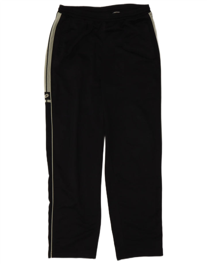 Calça de treino masculina Lotto médio preto colorblock
