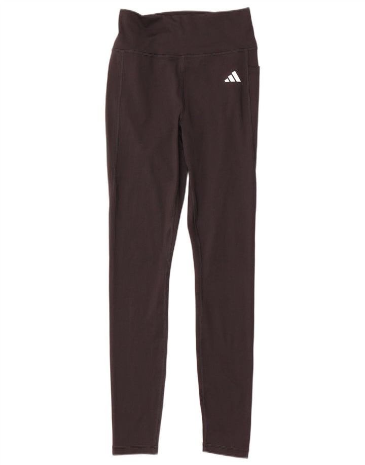 Leggings Adidas Femininas Tight Fit UK12/14 Médio Preto Poliéster