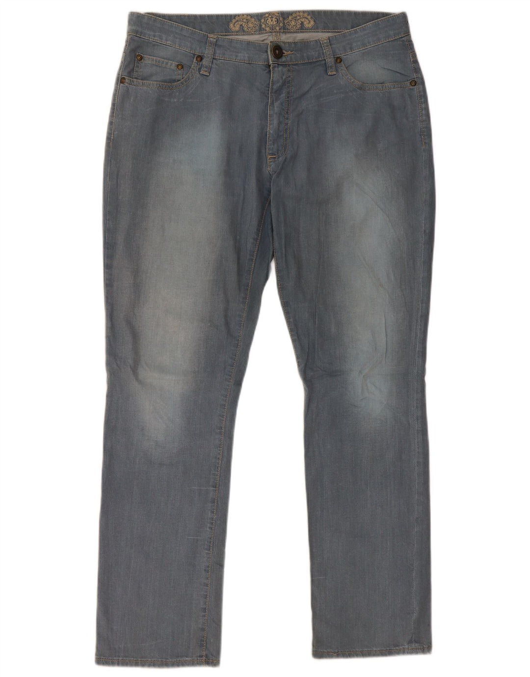 Marlboro Classics Masculino Slim Jeans W32 L29 Azul Algodão