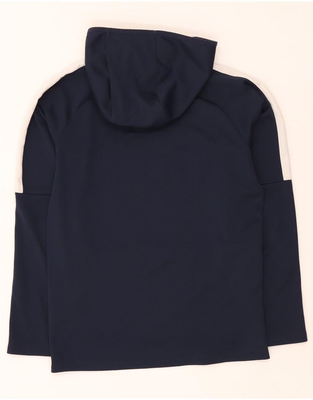 Jumper com capuz Nike masculino Dri Fit pequeno azul marinho colorblock poliéster