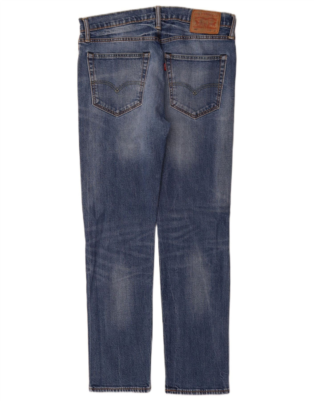 Levi's Masculino 502 Tapered Jeans W32 L32 Azul Algodão