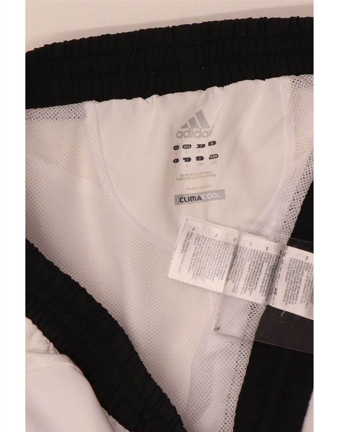 Adidas Masculino Climacool Sport Shorts Grande Branco Colorblock Poliéster