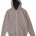 Suéter masculino TOMMY HILFIGER com capuz e zíper regular cinza médio manchado