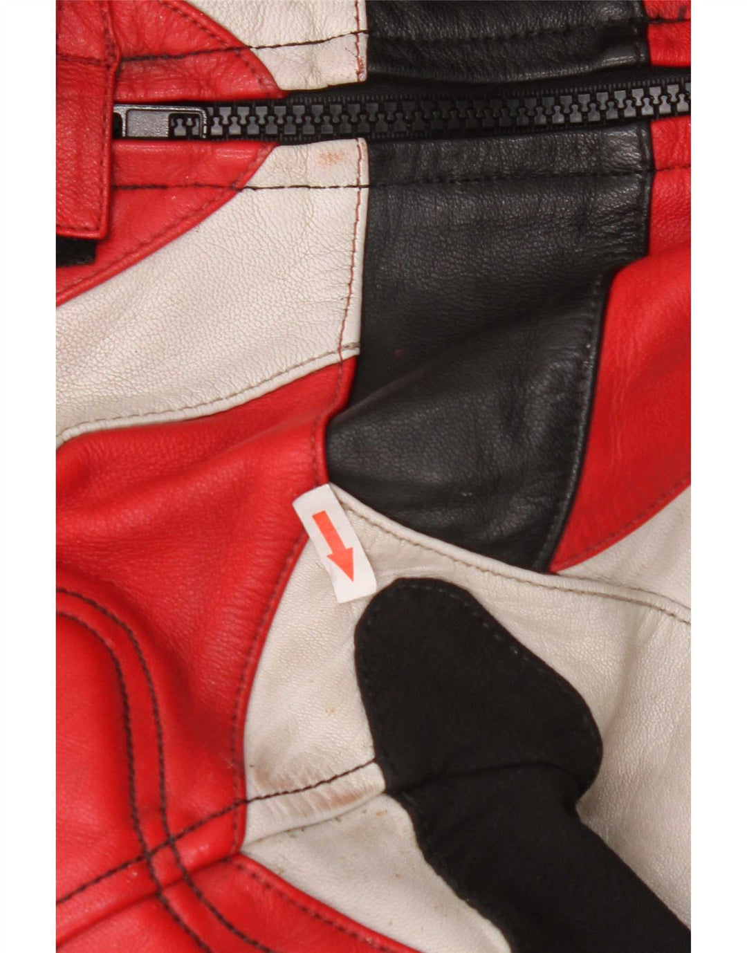 Jaqueta feminina Frank Thomas Racer IT 46 grande bloco colorido multicolorido