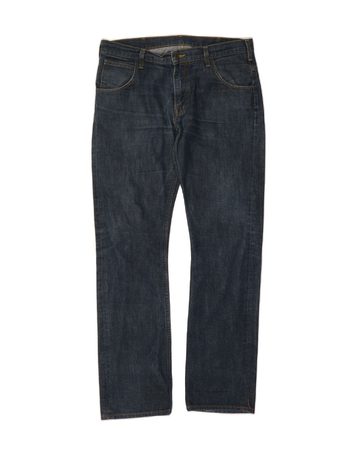 LEE Womens Zed Straight Jeans W33 L32 Navy Blue Cotton Vintage Lee and Second-Hand Lee from Messina Hembry 