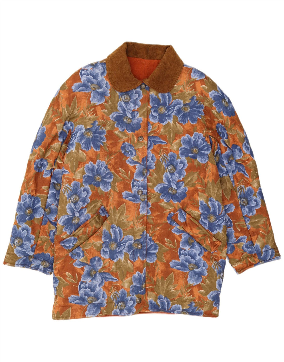 Sobretudo feminino Newpenny oversized IT 42 médio floral multicolorido
