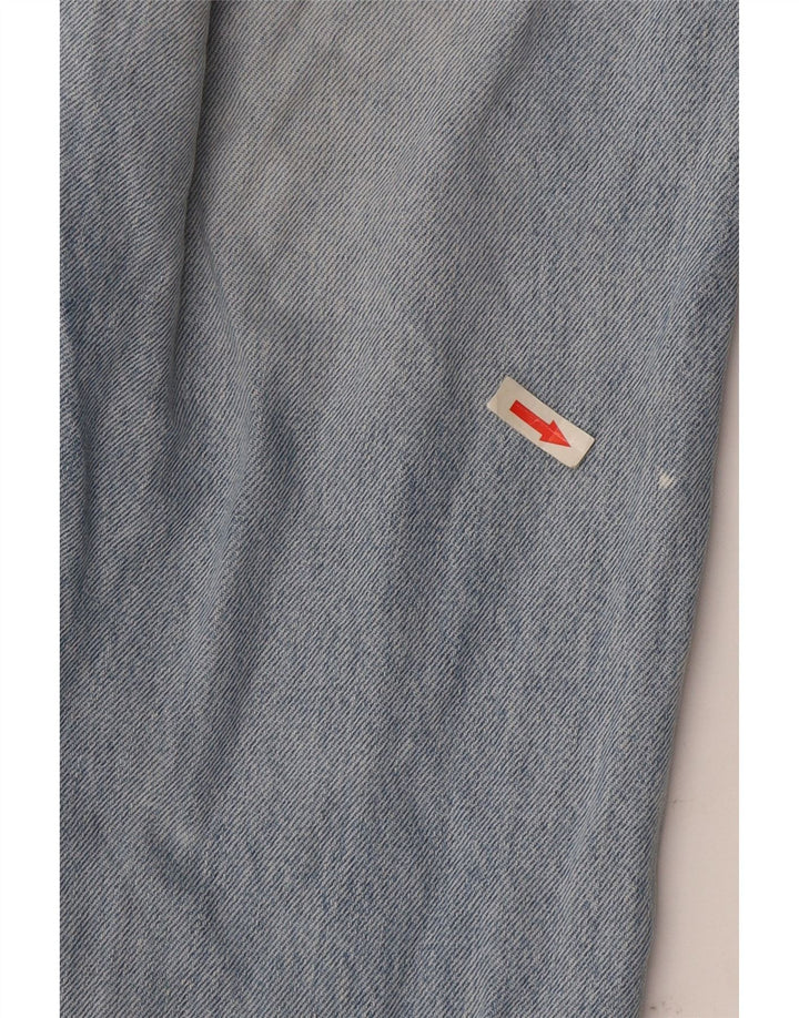 Calça jeans feminina Levi's 501 Straight W25 L30 azul algodão