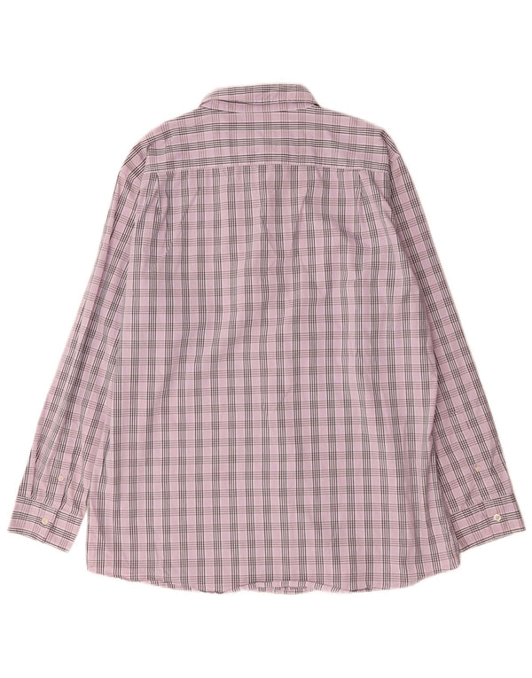 Camisa masculina Lee XL roxo xadrez algodão