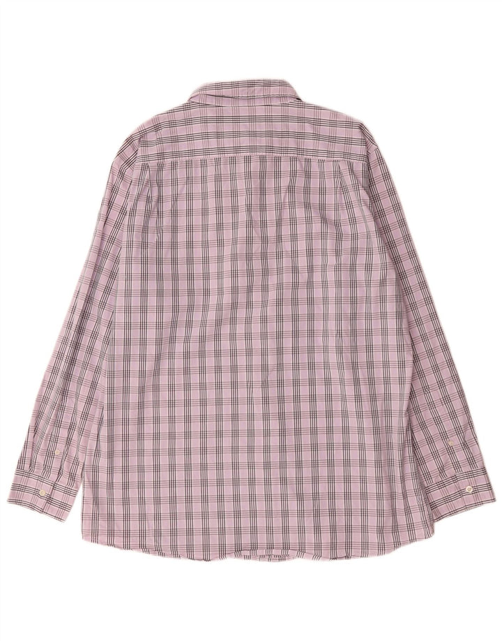 Camisa masculina Lee XL roxo xadrez algodão