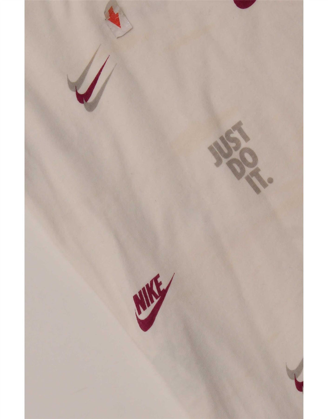 Camiseta gráfica masculina Nike grande algodão branco
