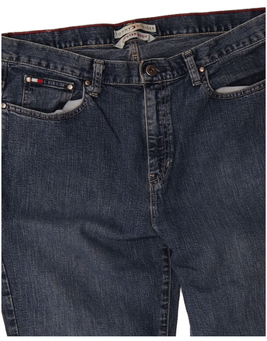 Jeans feminino TOMMY HILFIGER Hipster Bootcut W34 L31 Azul