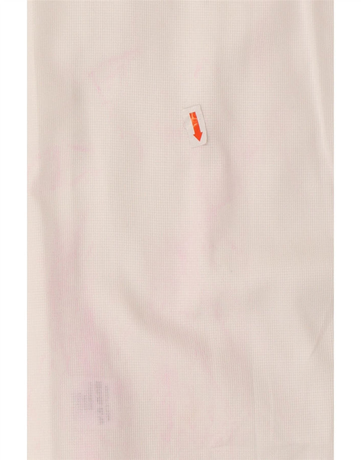 Camisa formal masculina ROCCOBAROCCO tamanho 17 1/2 44 XL branca