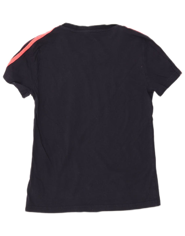 Camiseta feminina ADIDAS UK 12 médio azul marinho algodão