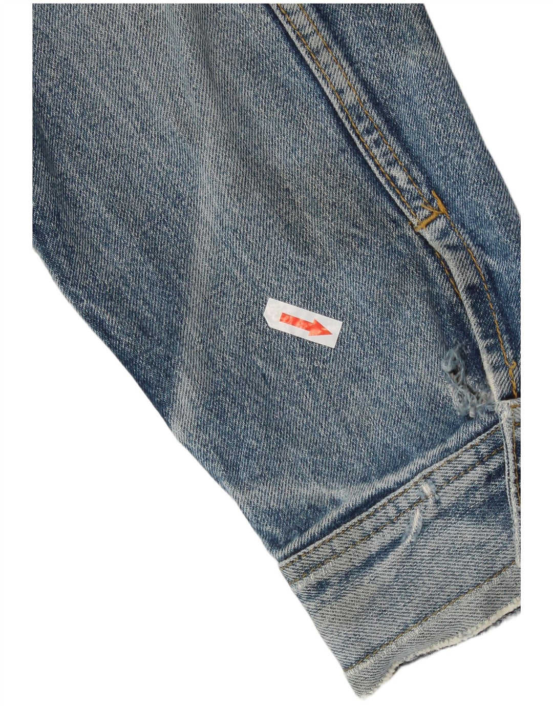 Jaqueta jeans feminina Meltin' Pot UK 18 XL algodão azul