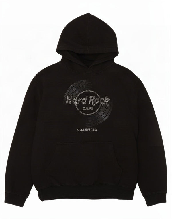 Hard Rock Cafe Masculino Valencia Graphic Hoodie Jumper XL Algodão Preto