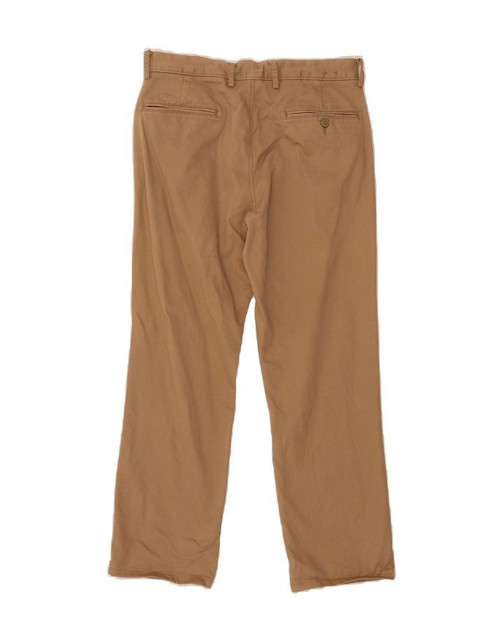 J. CREW Mens Slim Chino Trousers W29 L26 Brown Cotton Vintage J. Crew and Second-Hand J. Crew from Messina Hembry 