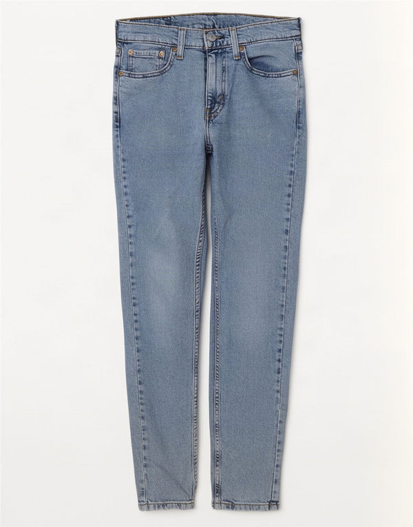 Levi's Masculino 519 Hi-Ball Skinny Jeans W30 L30 Azul Algodão