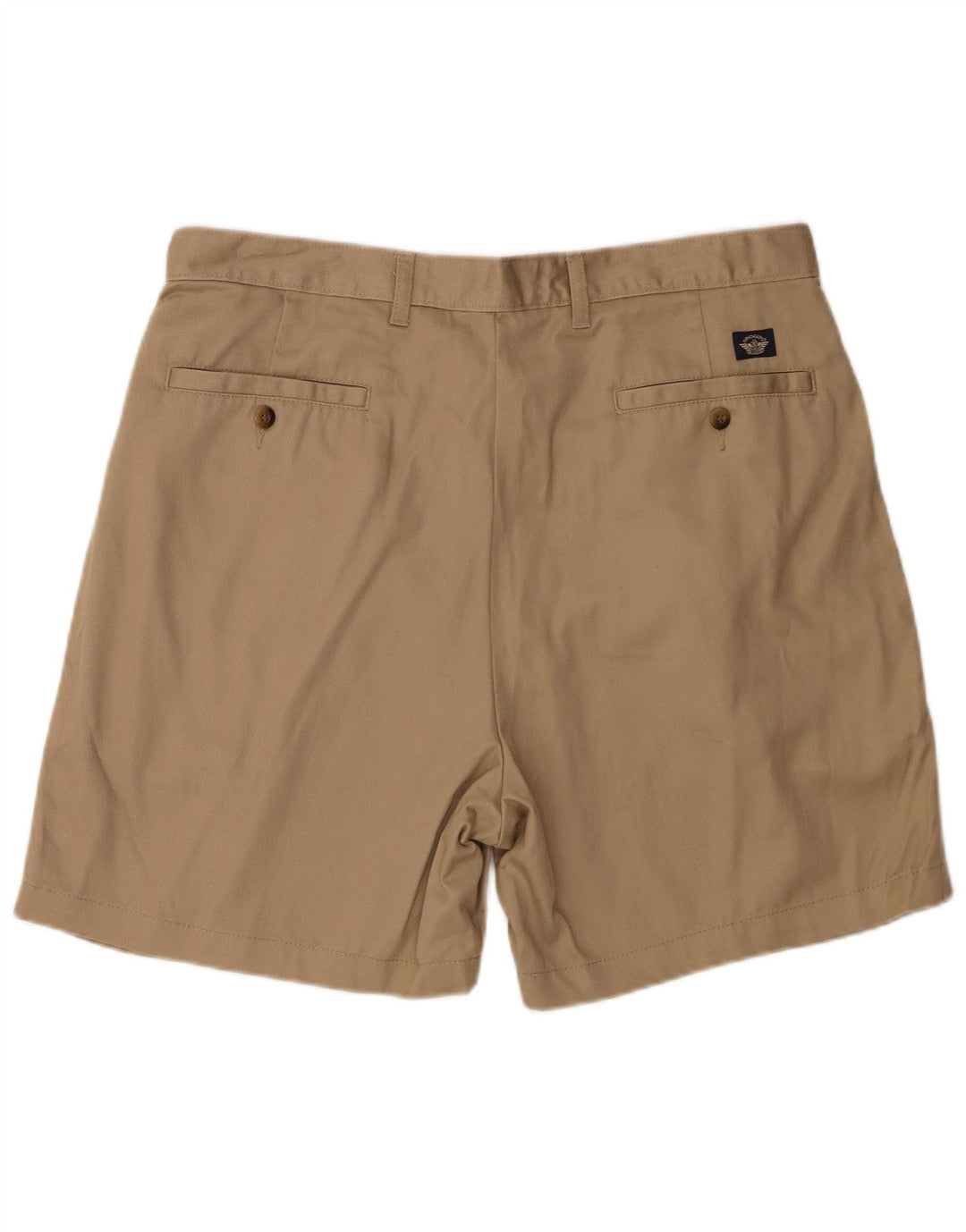 DOCKERS Masculino Khakis Pegged Chino Shorts W36 Grande Algodão Bege